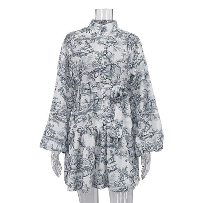 Robe Courte Imprimée